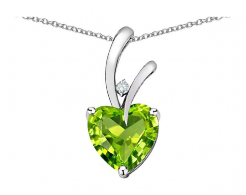 Star K Choice of 10k Gold or Sterling Silver Heart Pendant