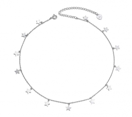 DAOCHONG Sterling Silver Pendant Star Choker