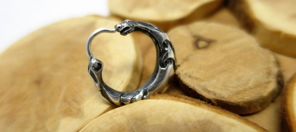mens 10 gauge hoop earrings