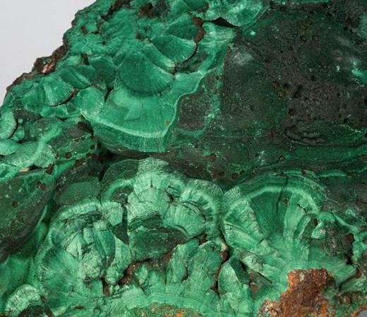 Chatoyant malachite from Arizona