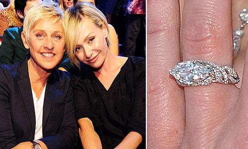 portia de rossi marquise ring