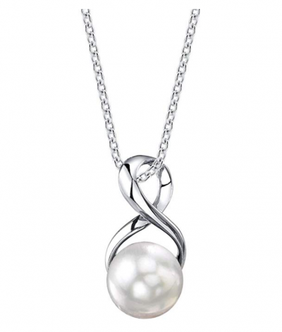 The Pearl Source Genuine Freshwater Cultured Pearl Necklace