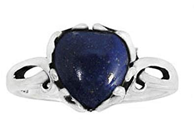 10. BillyTheTree Gemstone Jewelry Ring with Lapis Lazuli