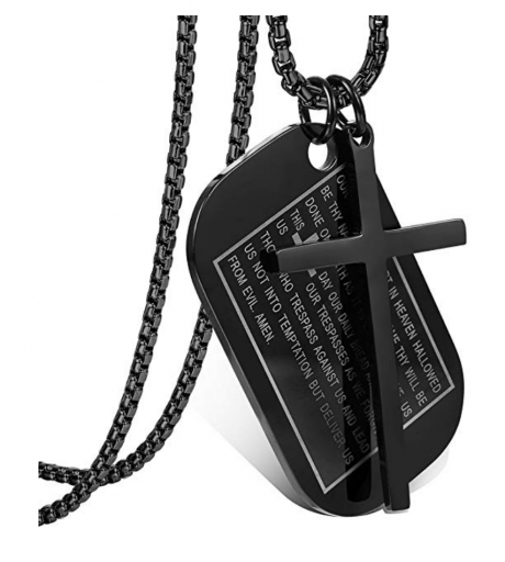 9. Jstyle Stainless Steel Dog Tags