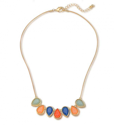 1. FAMARINE Vintage Tribe Chunky Collar Statement Necklace