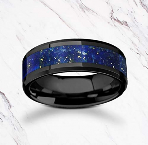 2. Blue Lapis Lazuli Stone Ring