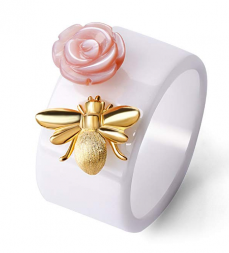 8. Lotus Fun Bee Kiss from a Rose Ring