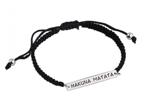 9. KUIYAI Hakuna Matata No Worries Macrame Bracelet