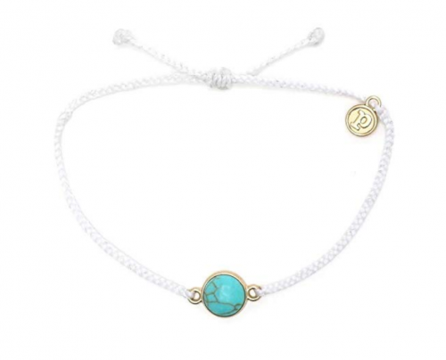 5. Pura Vida Riviera Stone Bezel Braided Bracelet