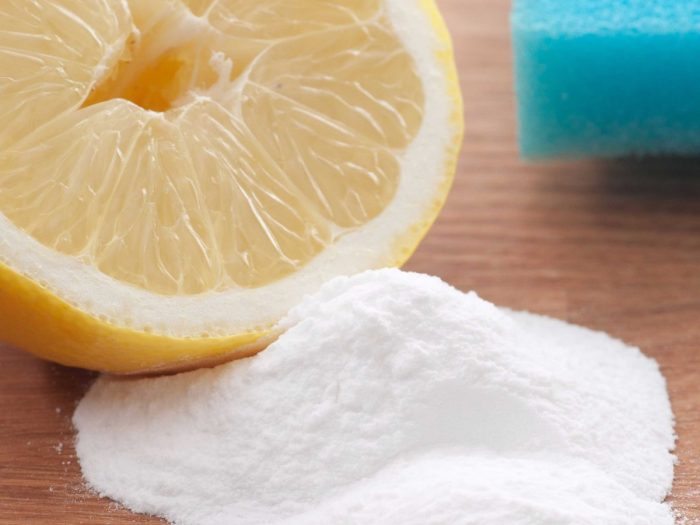 lemon and baking soda