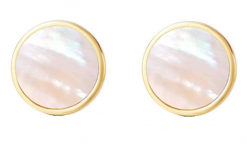 I'S ISAACSONG 18k Gold Plated Stud Earrings