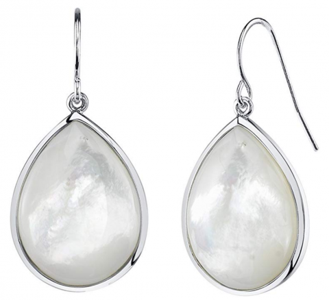 THE PEARL SOURCE White Earrings