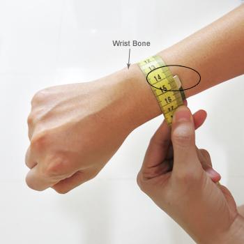 how to measure wrist size for bracelet