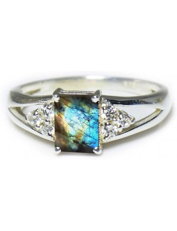  55Carat Labradorite Promise Ring