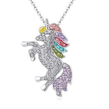  Haoer Unicorn Pendant Necklace