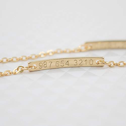 Baby Name Bar id Bracelet Inside