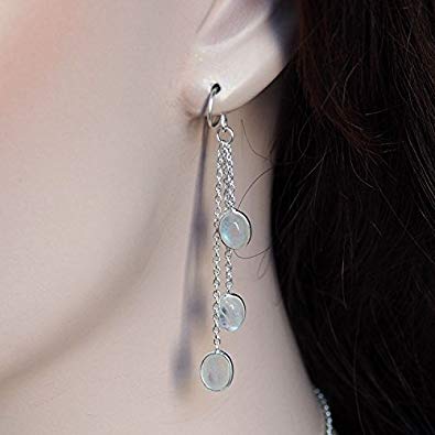 CZgem Moonstone Earrings Collection