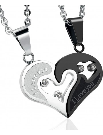 FIBO STEEL Stainless Steel Mens Womens Pendant Necklace