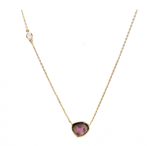 Camille Jewelry Pink Tourmaline Necklace