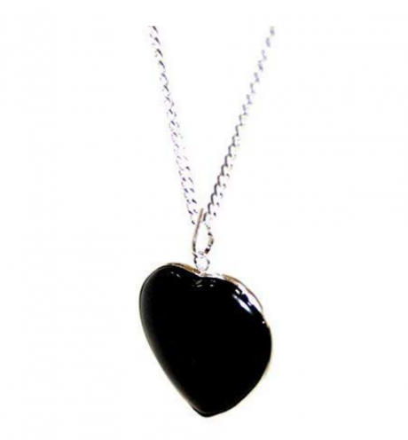 M'VIR Raw Black Tourmaline Necklace