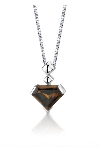 Ruby and Oscar Smoky Quartz Necklace