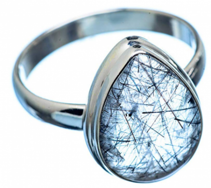 Ana Silver Co Tourmalinated Quartz Ring