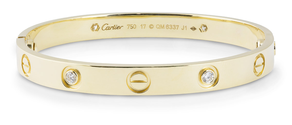 cartier love bracelet gold plated price