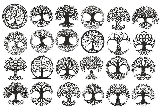 tree of life symbol drawing