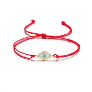 Red String Bracelet-Kabbalah Thin Thread Bracelet-Evil Eye Bracelet-Kabbalah Jewelry-Delicate Red Bracelet-Dainty Protective Red Bracelet