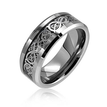 Bling Jewelry Tungsten Celtic Ring