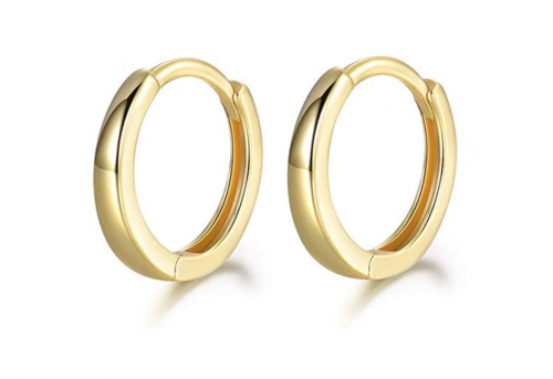 MASOP Men's Gold Hoop Earrings