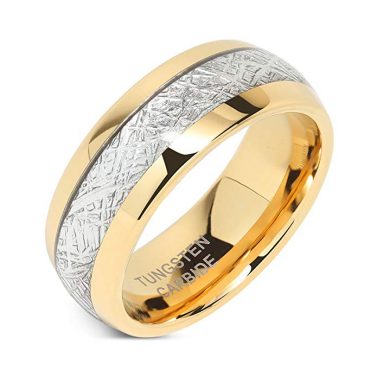 100S JEWELRY Tungsten Wedding Band