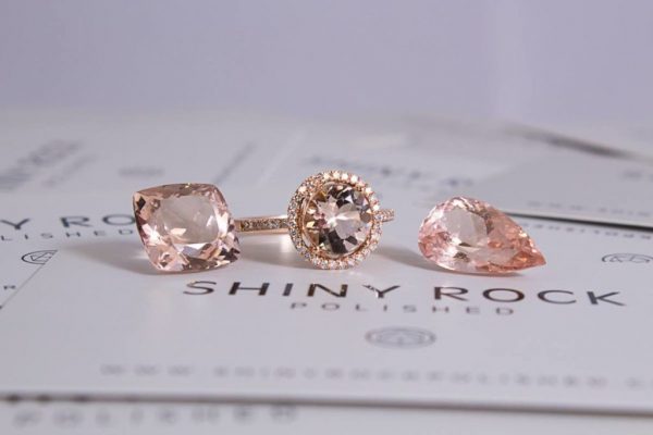 Diamond alternatives: Morganite stones