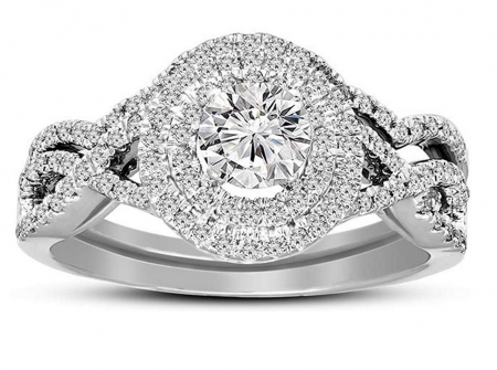 Friendly Diamonds Lab-Grown Diamond Ring Set