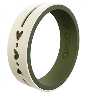 designer silicone wedding rings