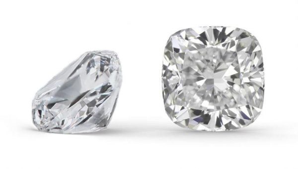 Cushion-shaped diamond