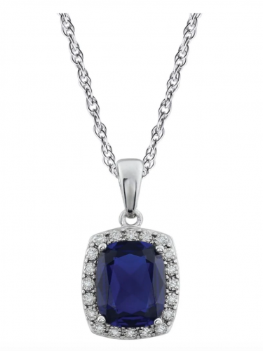 The Black Bow Jewelry & Co. Sapphire/Diamond Necklace