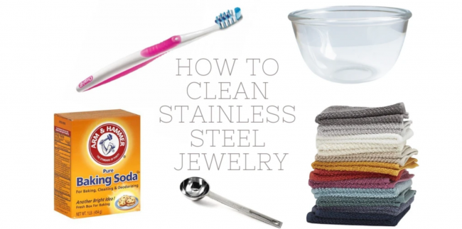 how to clean stainless steel jewelry