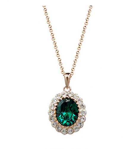 Rigant Oval Shaped Swarovski Necklace