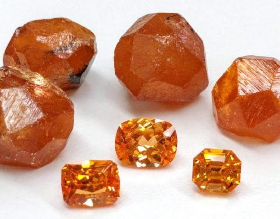 Spessartite garnet