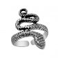  925 Designs Sterling Silver Snake Ring