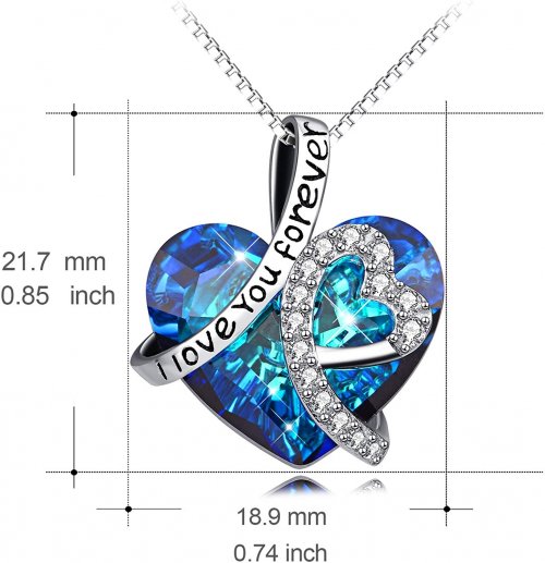 AOBOCO Love Necklace Size