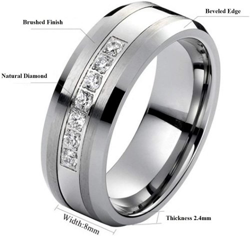 AX Jewelry Carbide Diamond Ring Info