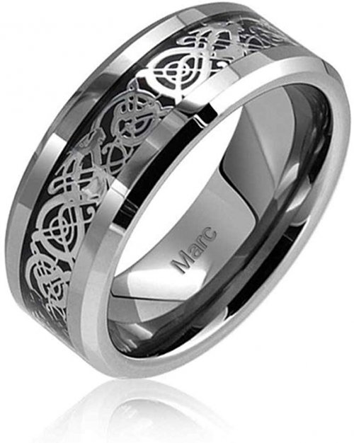 Bling Jewelry Tungsten Celtic Ring for Men