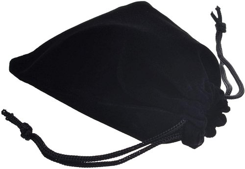 Black jewelry bag