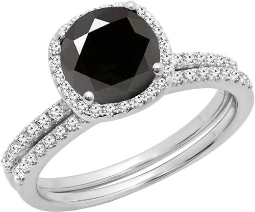 Dazzling Rock 2.00 Carat Halo Ring Set