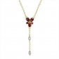  Hermione Red Crystal Necklace