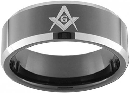 King Will Classic 8mm Black Men's Tungsten Carbide Ring Collection