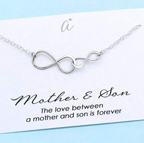 Best gifts for moms - A Charmed Impression Sterling Silver Double Infinity Necklace