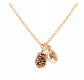  Rose Gold Dainty Pinecone